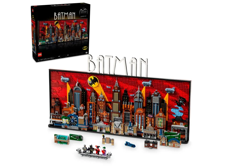 Set LEGO 76271 Gotham City avec Batcave, manoir Wayne et méchants cultes de Batman