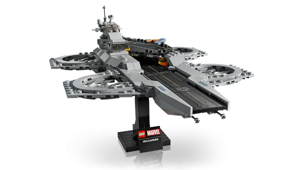 LEGO 76295 Helicarrier Avengers avec micro-figurines et jets miniatures