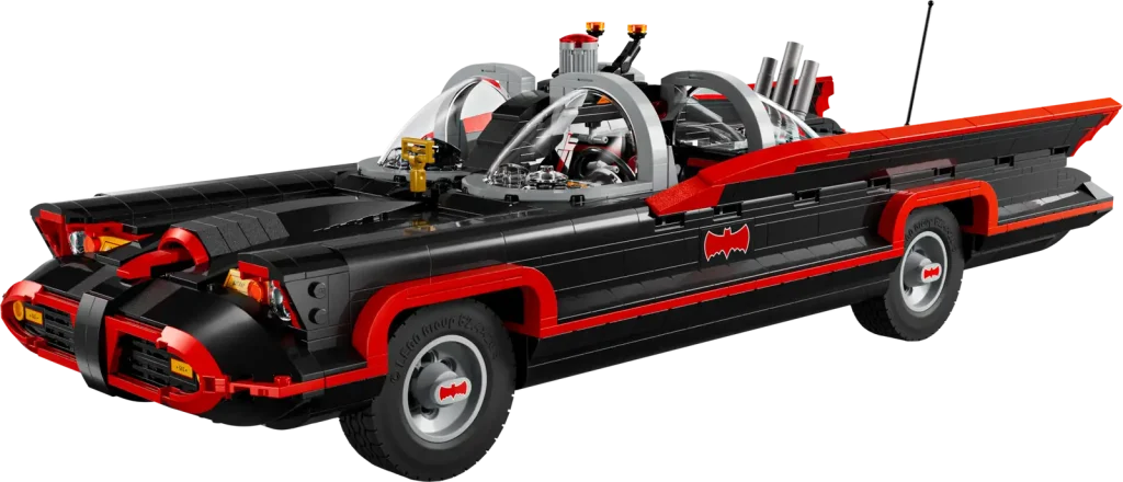 Batmobile rétro LEGO 76328 inspirée de la série Batman des années 60